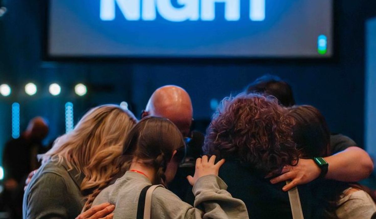 An evening united as one church family in the presence of the King